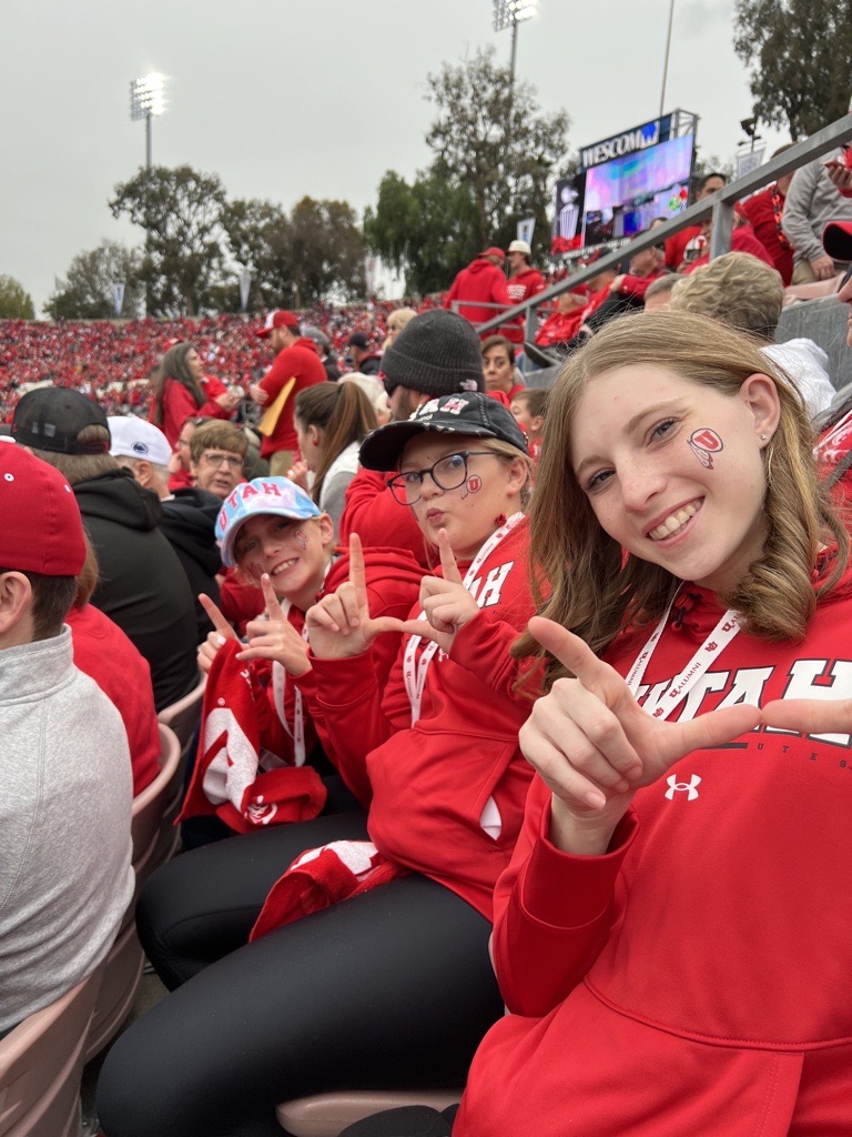 Jerry Murry and family at Rose Bowl