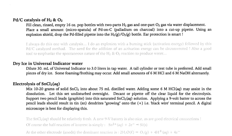 Screenshot of pdf with demo information