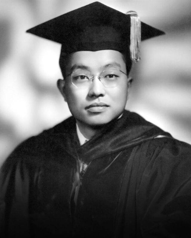 James M. Sugihara, first Ph.D. recipient at the University of Utah.